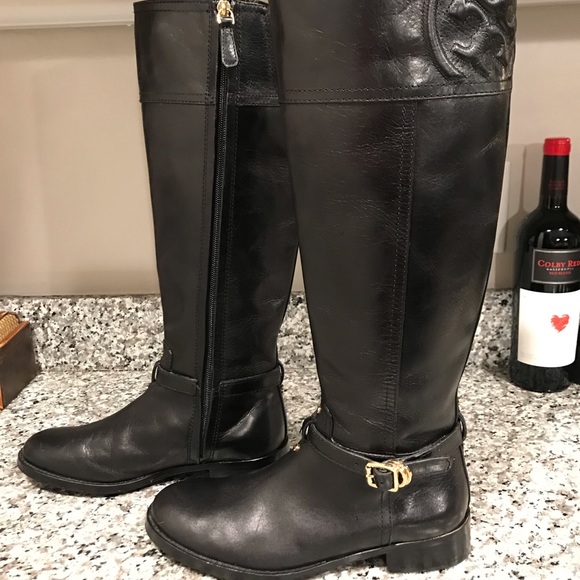 Authentic Tory Burch Riding Boots Size 7 - Picture 4 of 7